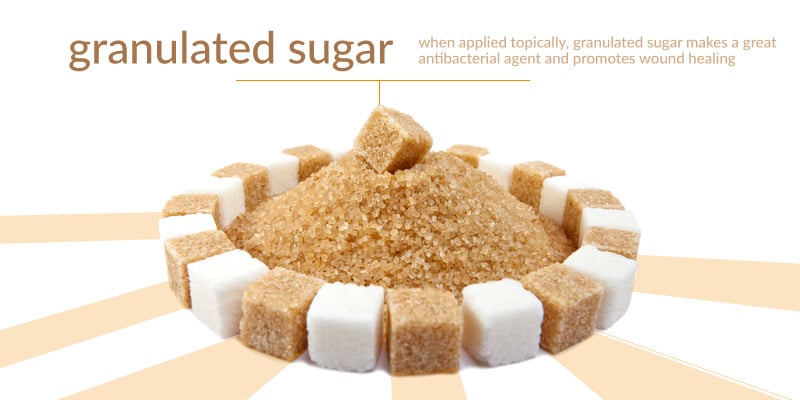 Granulated Sugar Skin care